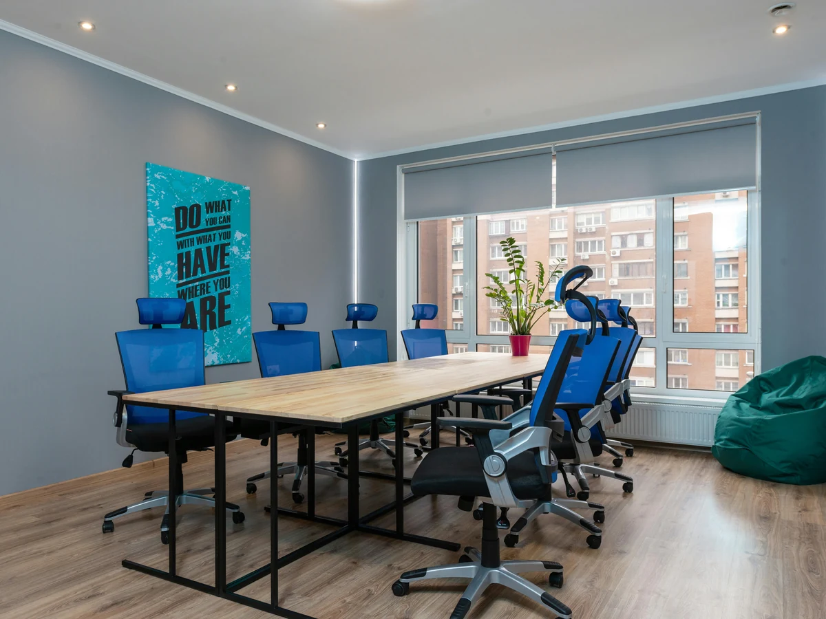 Commercial office meeting room painting in Cheltenham