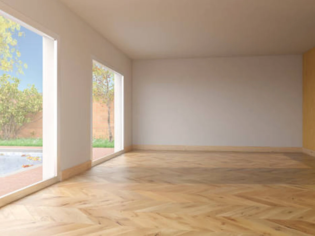 Freshly painted interior room in Lansdown Cheltenham, clean white finish