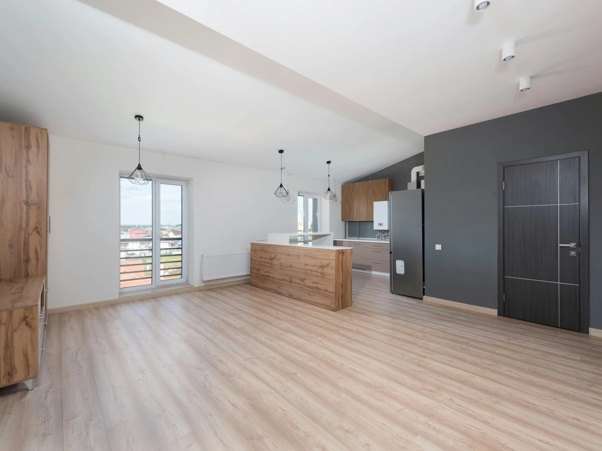 Open plan living room interior painting in Charlton Kings, Cheltenham Decorators